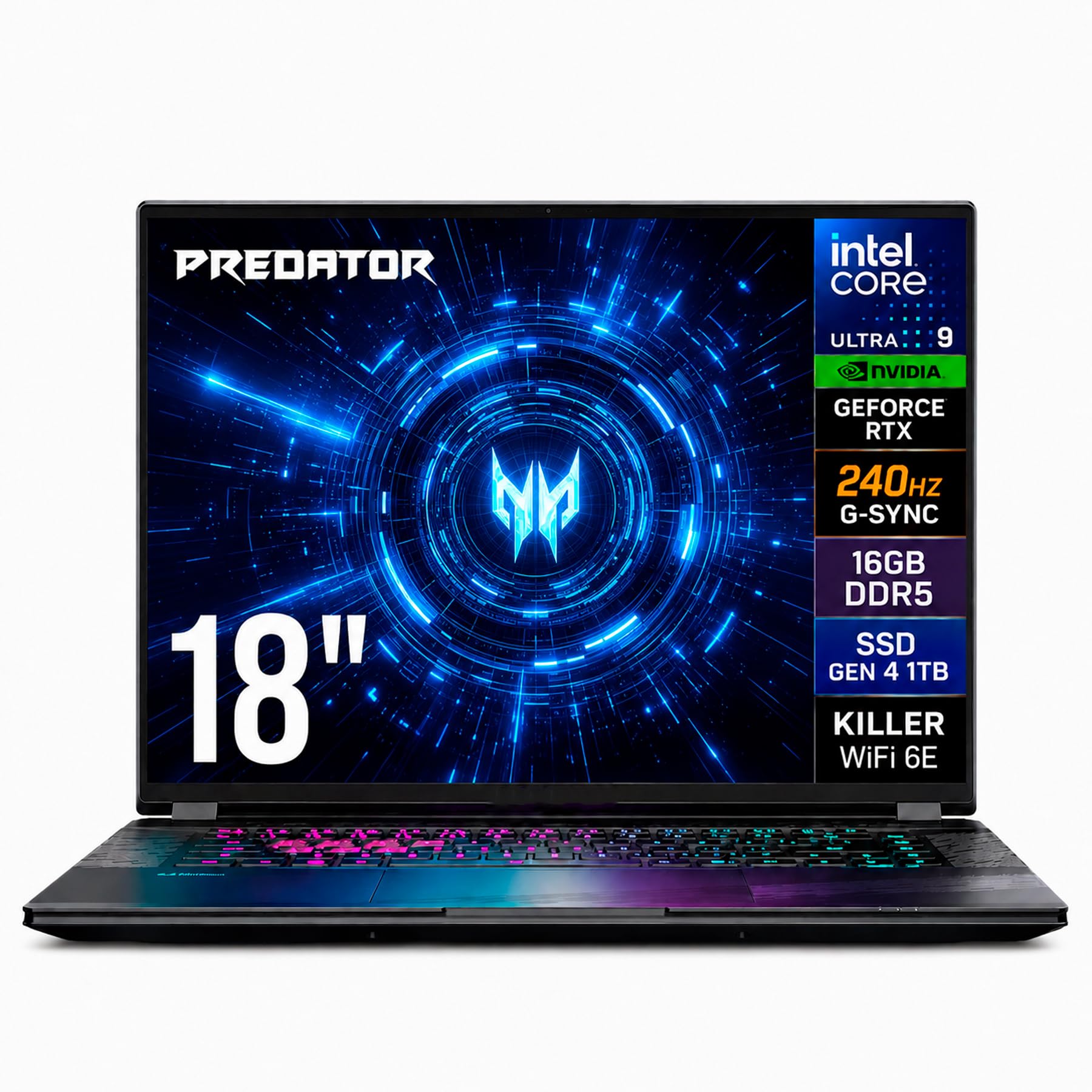 Amazon.com: Acer Predator Helios Neo 18 AI Gaming Laptop | Intel